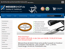 Tablet Screenshot of messershop.de