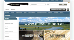 Desktop Screenshot of messershop.at